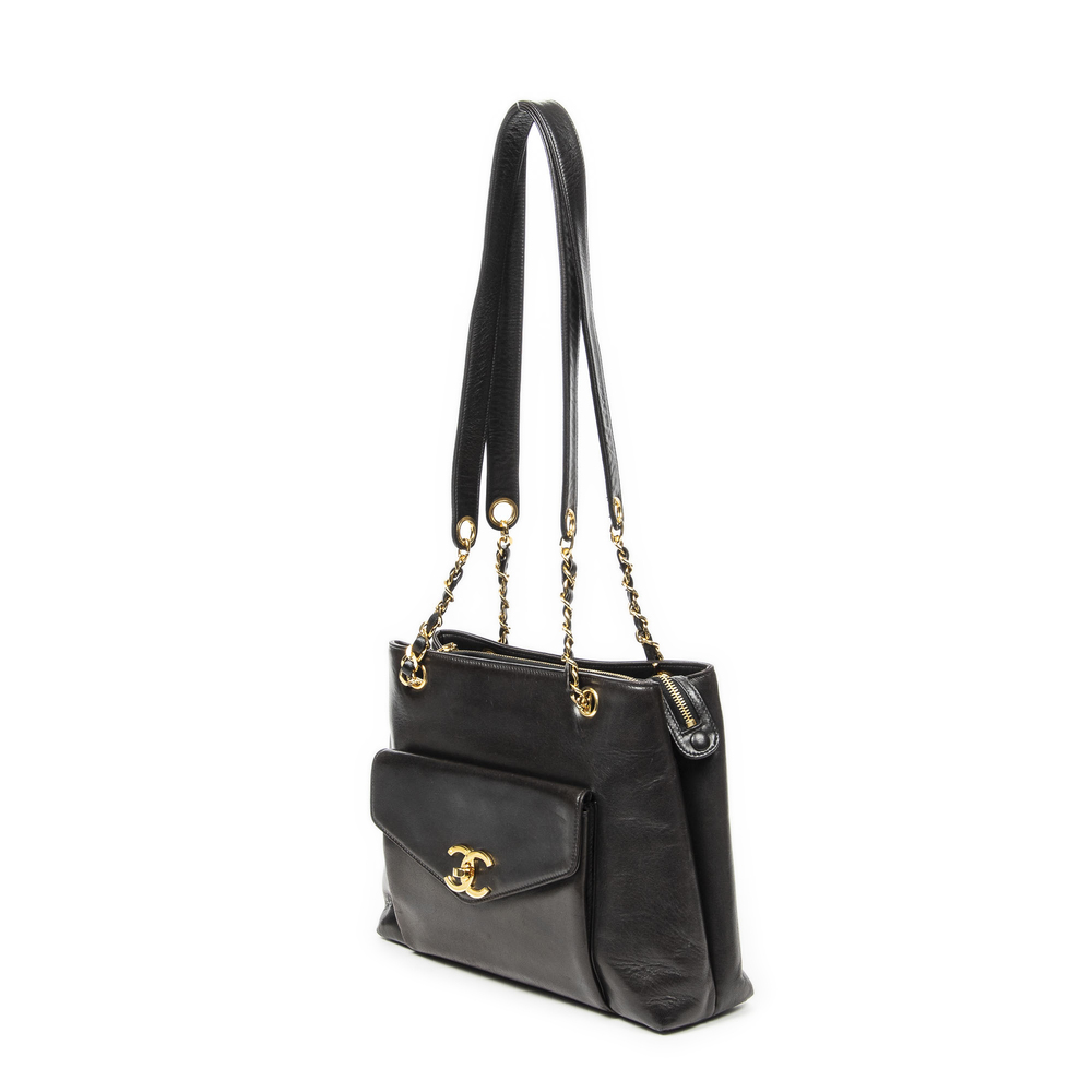 Chanel Vintage Front Envelope Pocket Tote - Picture 2 of 11